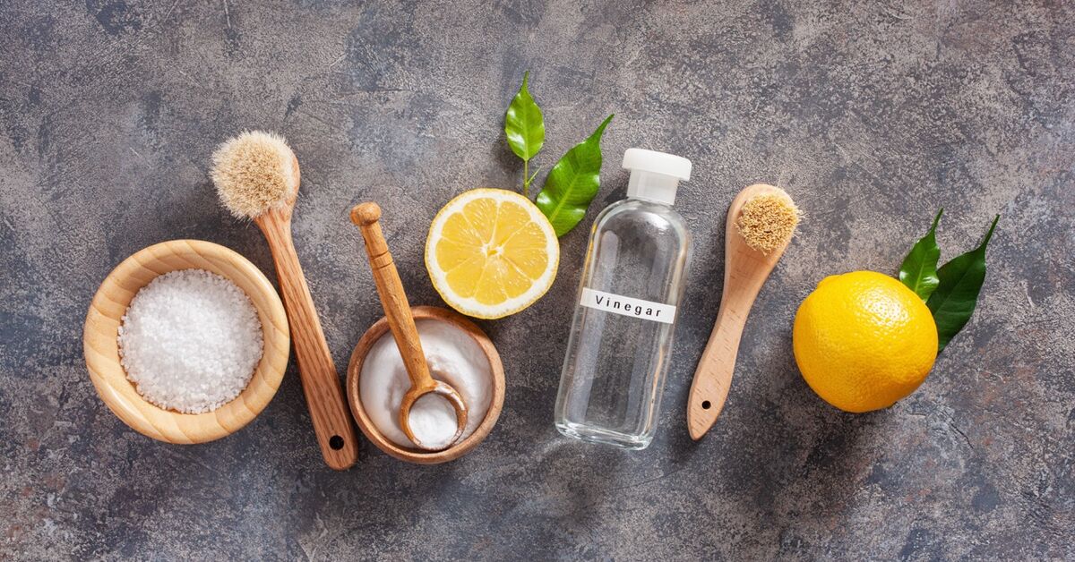 Four gentle oven cleaning ingredients.