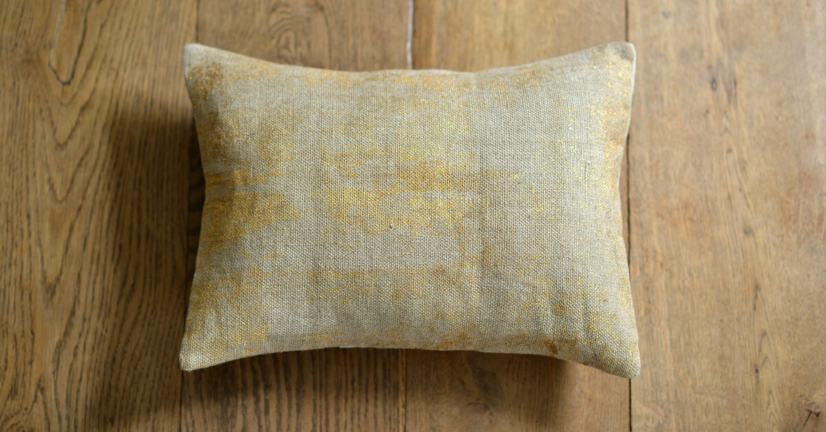 Yellow stains on pillow surface