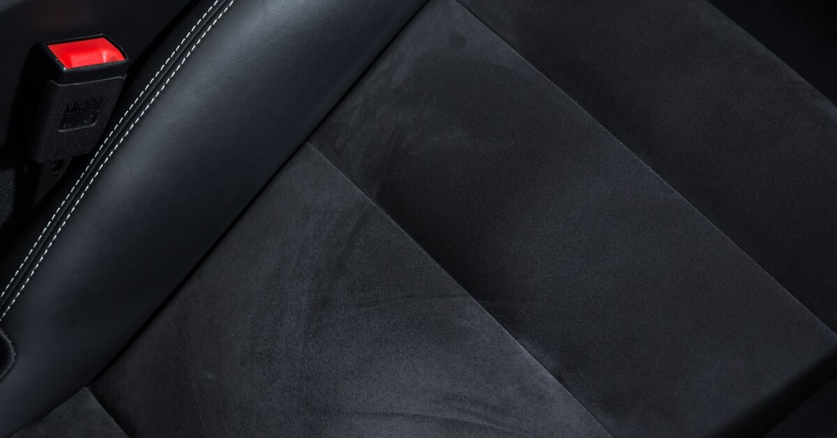 Textured velour seat fabric