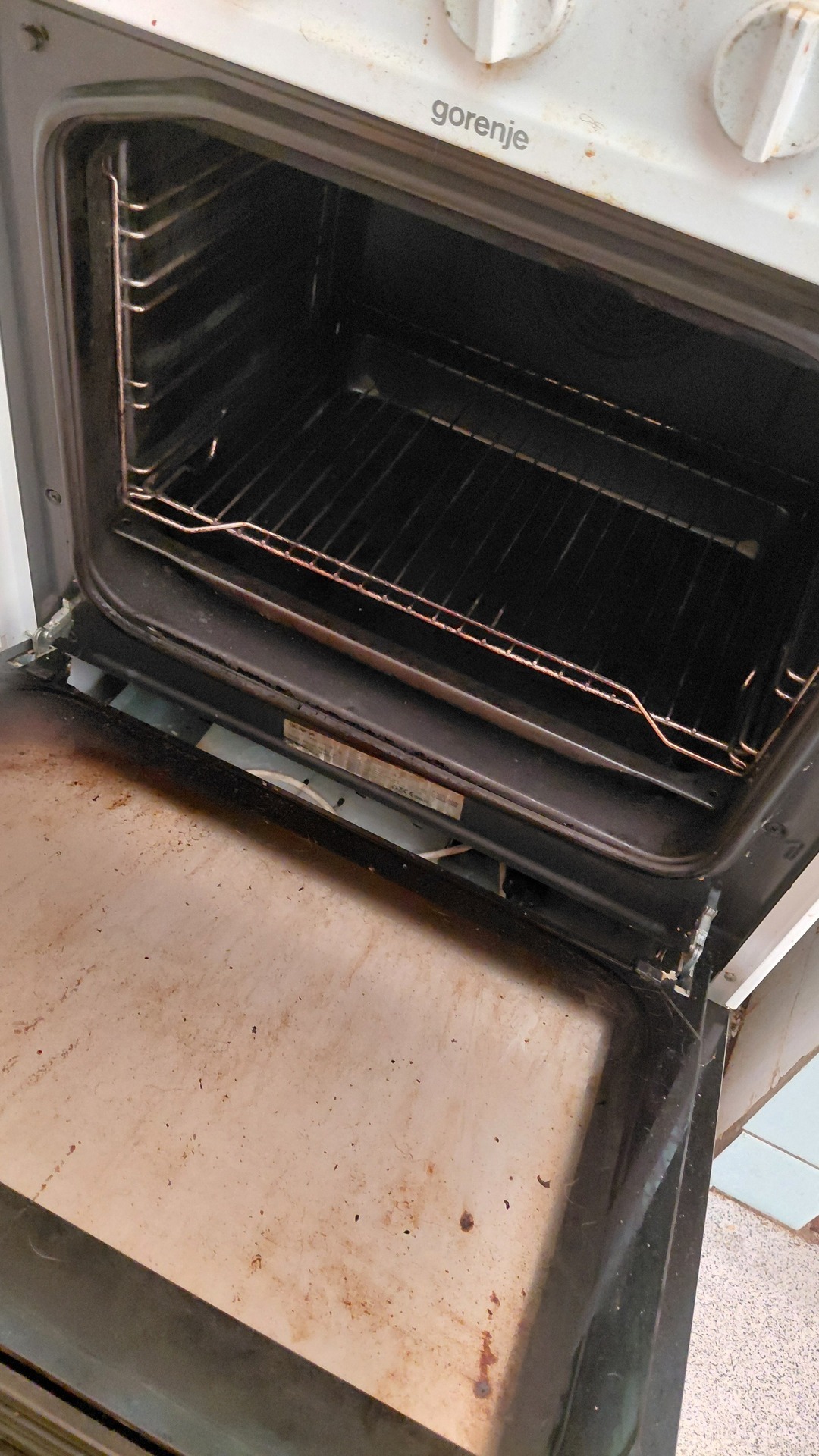 Before photo for Backofen reinigen